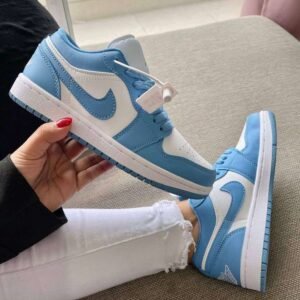 RETRO 1 LOW BLANCA AZUL