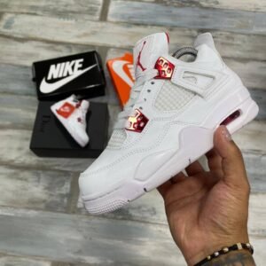 RETRO 4 METALLIC RED