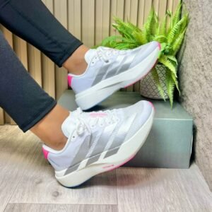 ADIDAS ADIZERO BLANCA PLATEADA