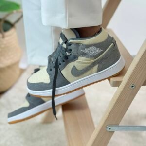 JORDAN RETRO 1 BOTA BEIGE AZUL