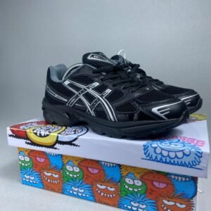 ASICS NEGRA PLATEADA