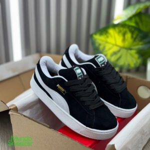PUMA SUEDE XL NEGRA BLANCA