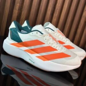 ADIZERO BLANCA NARANJA